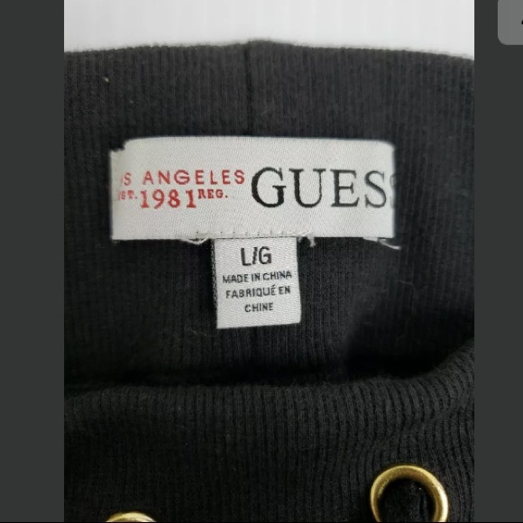Guess Linen Capri Jogger Pants With Pockets - Picture 4 of 8